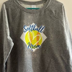 Softball Mom Sweatshirt size 2XL